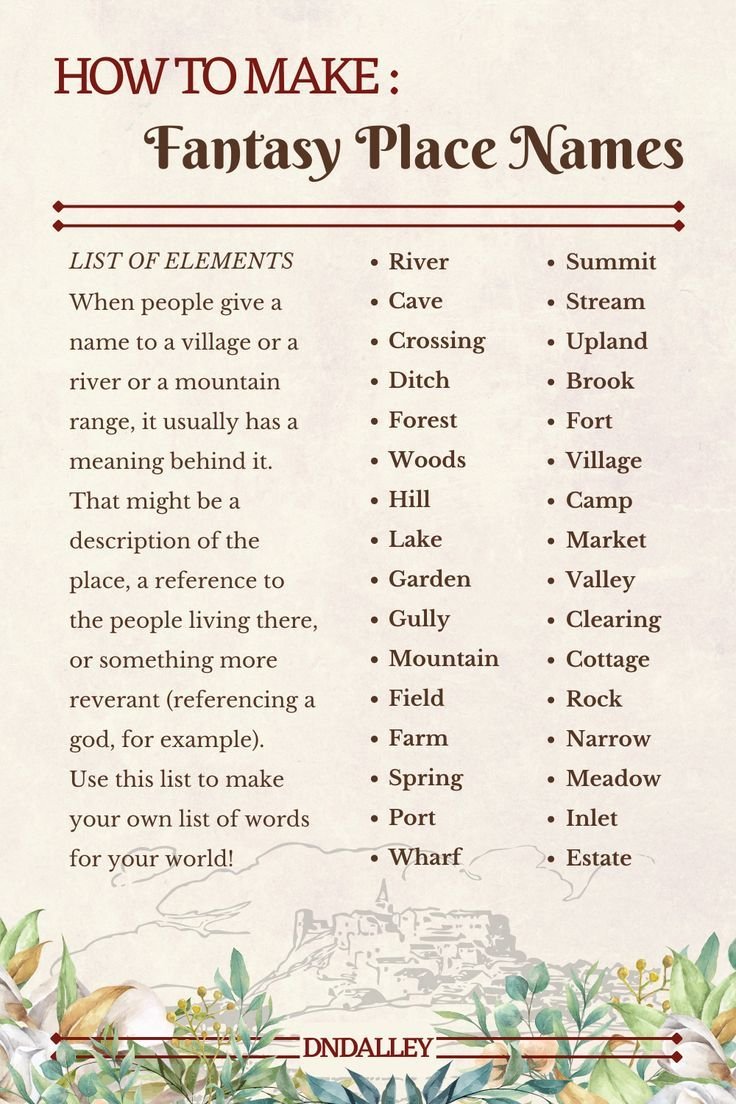 Village Name Ideas by Fantasy Race & Culture for Immersive Worlds